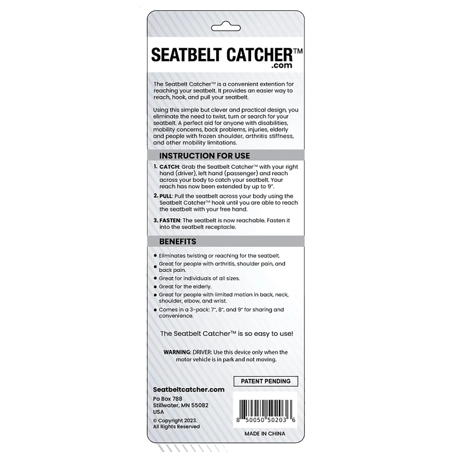 Seatbelt Catcher