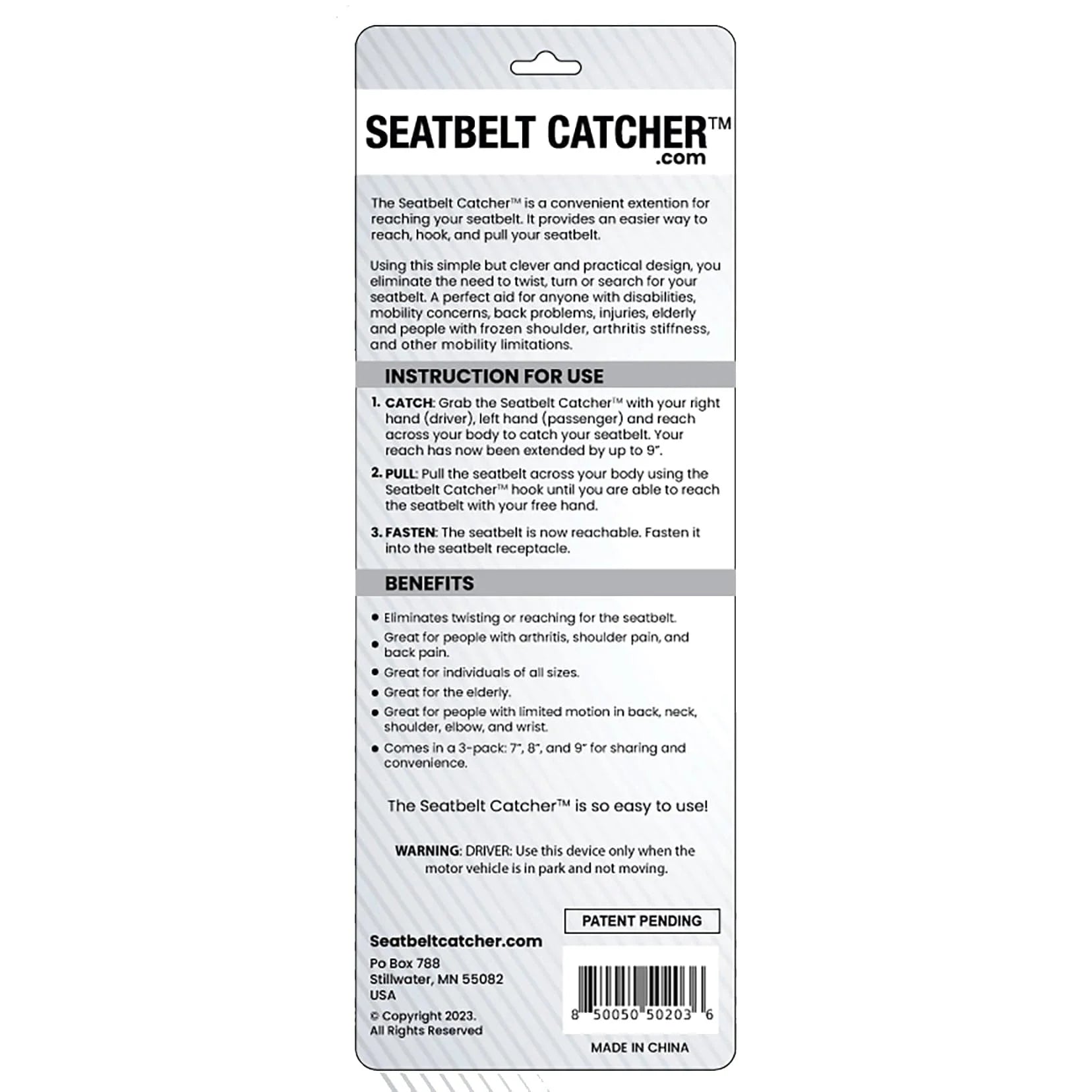 Seatbelt Catcher