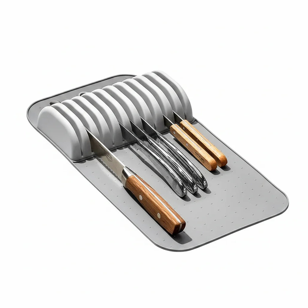 Kitchen Knife Drawer Organizer Kitchen Knife Holder with 5 & 11 Slots