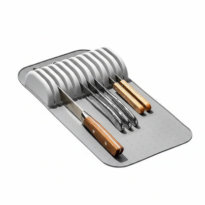 Kitchen Knife Drawer Organizer Kitchen Knife Holder with 5 & 11 Slots